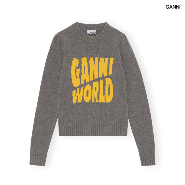 [해외]가니 GANNI 그래픽 로고 스웨터 (2컬러)