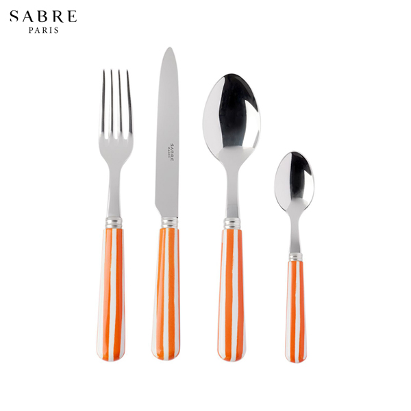 [해외]SABRE 사브르 (4종 2인세트) 오렌지 커트러리세트 커틀러리